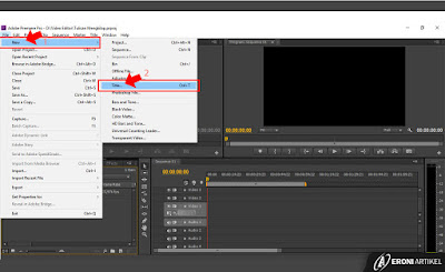 Membuat Tulisan Mengkilap dengan Adobe Premiere (3)