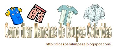DICAS PARA TIRAR MANCHA DEIXADA POR OUTRA ROUPA