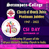 CSI Platinum Jubilee Celebrations in Serampore College | 27 September 2022 | 75 CSI Formation Day 