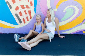 mom and me outfit comfy casual idea sneakers fur pom pink lace skirt