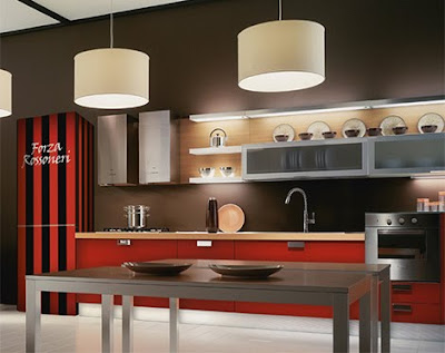 red+kitchen