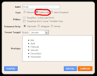 Cara Membuat Menu Daftar Flat