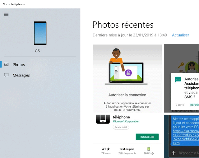 ويندوز Windows 10:طريقة ربط هاتفك مع جهاز الكمبيوتر لرؤية الصور والرسائل النصية القصيرةSMS