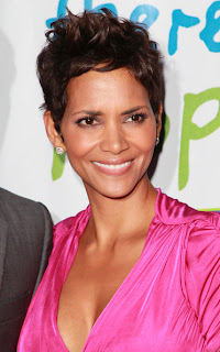 Halle Berry messy pixie haircut at the 2011 Jenesse Silver Rose Auction