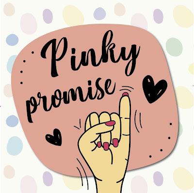 a hand making a promise sign