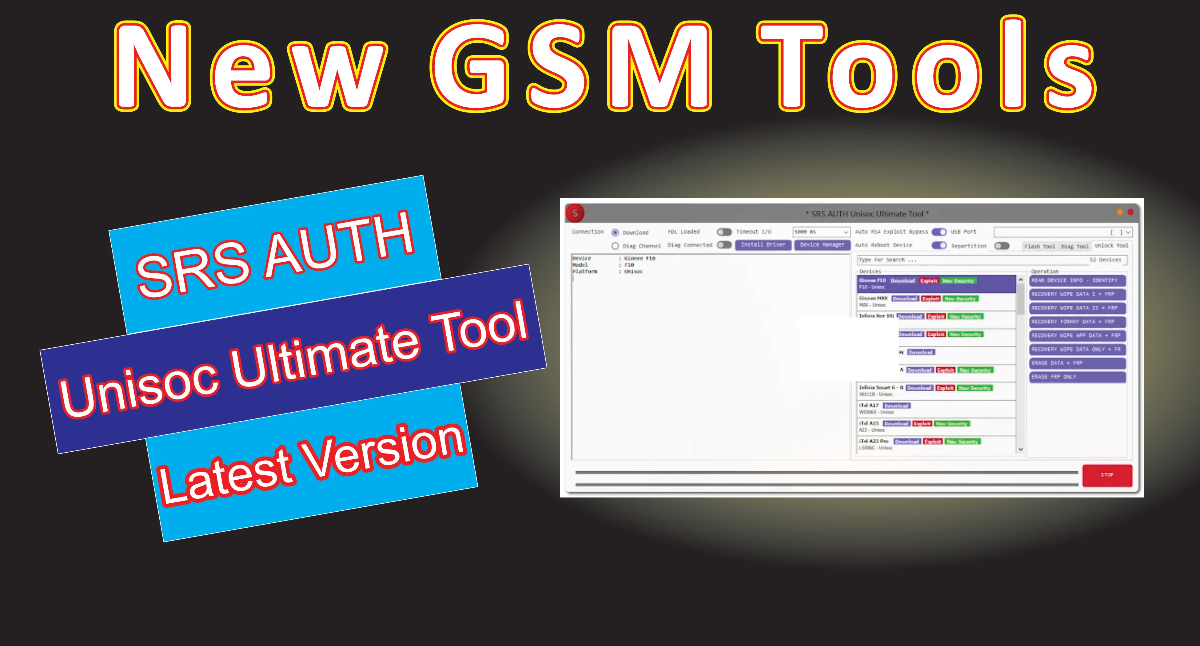 SRS AUTH Unisoc Ultimate Tool SRS AUTH Unisoc Ultimate Tool