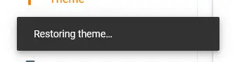 Process Restoring Theme