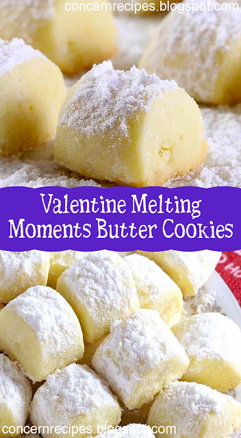 Valentine Melting Moments Butter Cookies