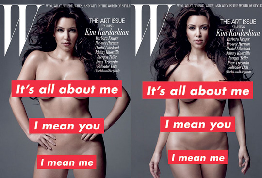 kim kardashian w cover silver. Gracing the cover of W