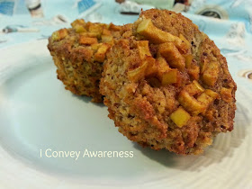 iConveyAwareness | Double Apple Muffins - Gluten and Dairy Free