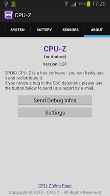 CPU-Z Identification Android v1.17 Apk