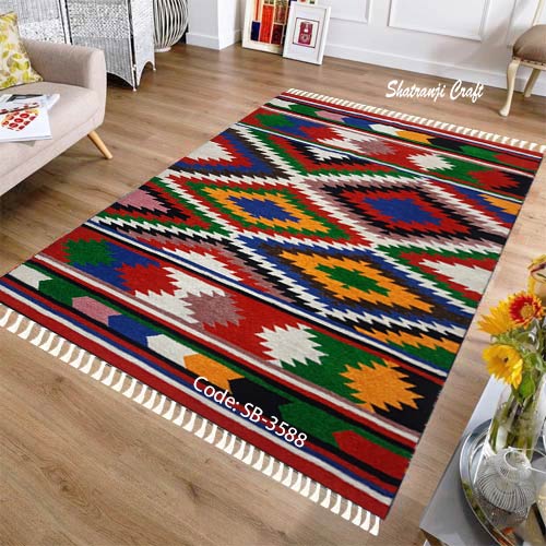 Handloom Exclusive Shotoronji carpet-floormat-rugs for home decor SB-3588