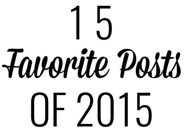 15 Favorite Posts Of 2015