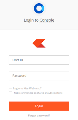 Zerodha Console Login