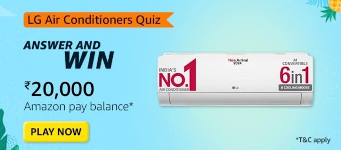 Amazon LG air conditioners Quiz, New Features added by LG in 2024 Models.