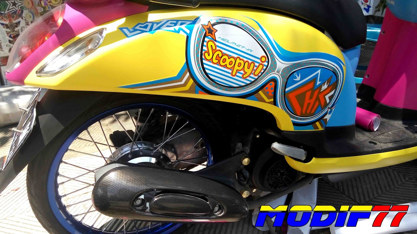 84 Gambar Scoopy Modif Thailand Kumpulan Modifikasi Motor Scoopy