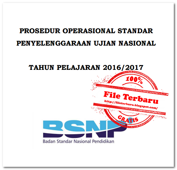 Download POS UN 2017 Beserta Jadwal UN Lengkap