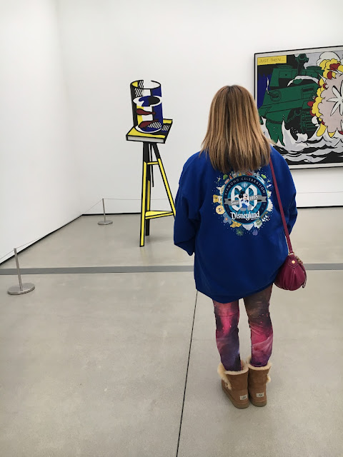 2017, 2018, reflection, Jamie Allison Sanders, The Broad, Roy Lichtenstein