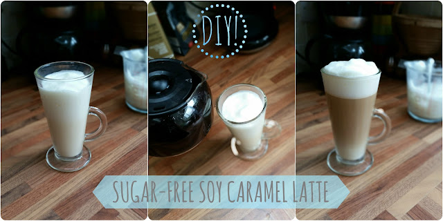 my general life diy sugar free soy caramel latte dairy free lactosre free