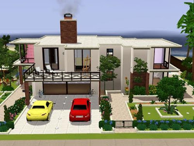  Desain  Rumah  The Sims  3 liya