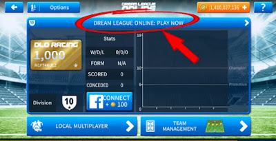 Cara Bermain Multiplayer Online Dream League Soccer 2019