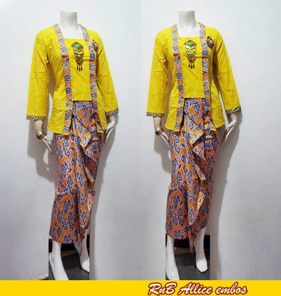  Model Baju Batik Alice Emboss Batik Bagoes Solo