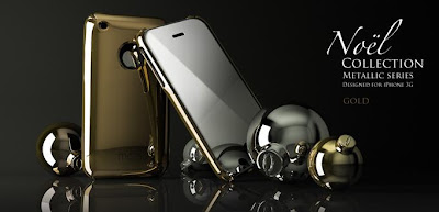 Noel Metallic Gold iPhone Cases for Christmas