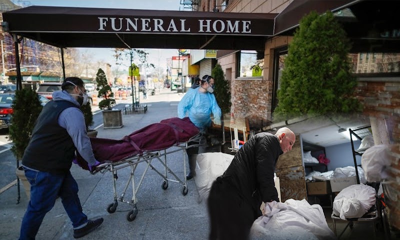 Funerarias de Nueva York apilan cientos de cadáveres que no pueden ser cremados por acumulación de muertos