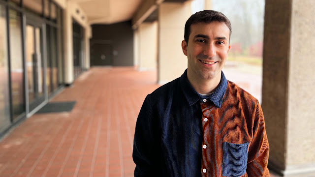 Fourth-year Uniformed Services University of the Health Sciences (USU) student Matthew Thompson is one of a handful of civilian students accepted into the university’s Medical and Clinical Psychology (MPS) program. (Photo Credit: Photo By Ian Neligh, USU)