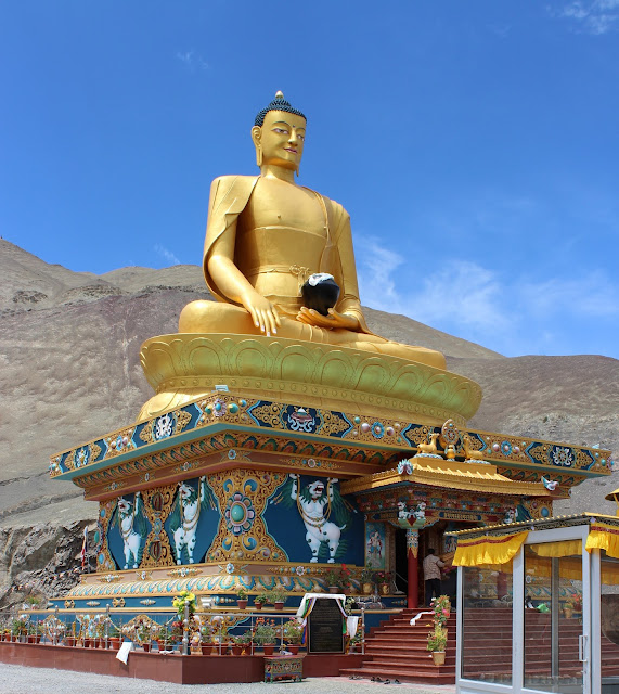 Buddha statue at Stok Monastery