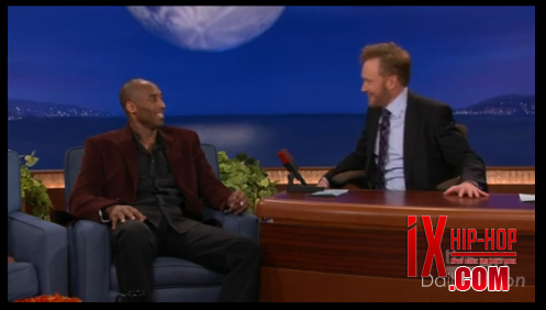 Kobe Bryant interviews on Conan O'Brien and talks about nicknames, and more!