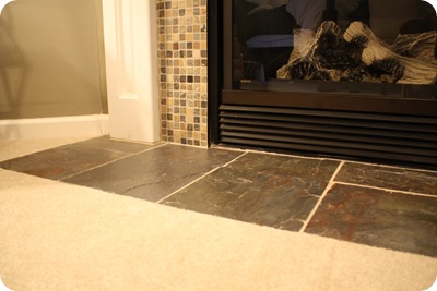 uneven slate tiles