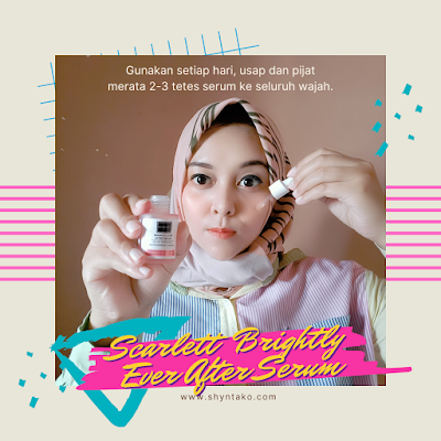 tips pemakaian serum Scarlett