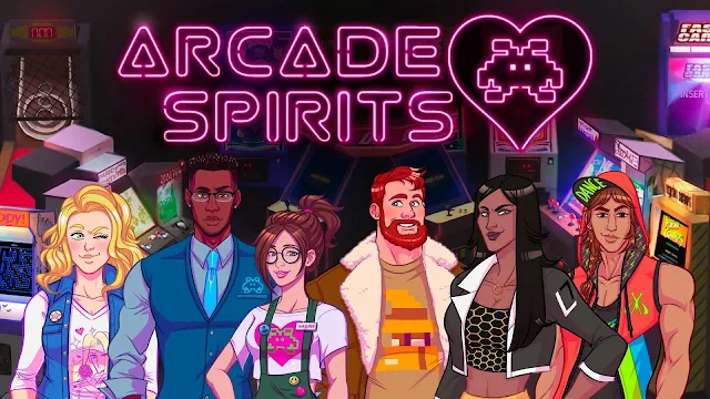 Arcade Spirits Ashley Gavin Teo Percy Naomi Queen Bee Juniper