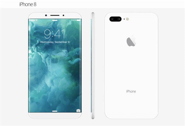 Ngắm ảnh dựng iPhone 8 với thiết kế mới 