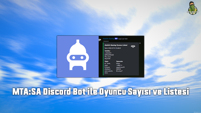 MTA:SA Discord Bot ile Oyuncu Sayısı ve Listesi