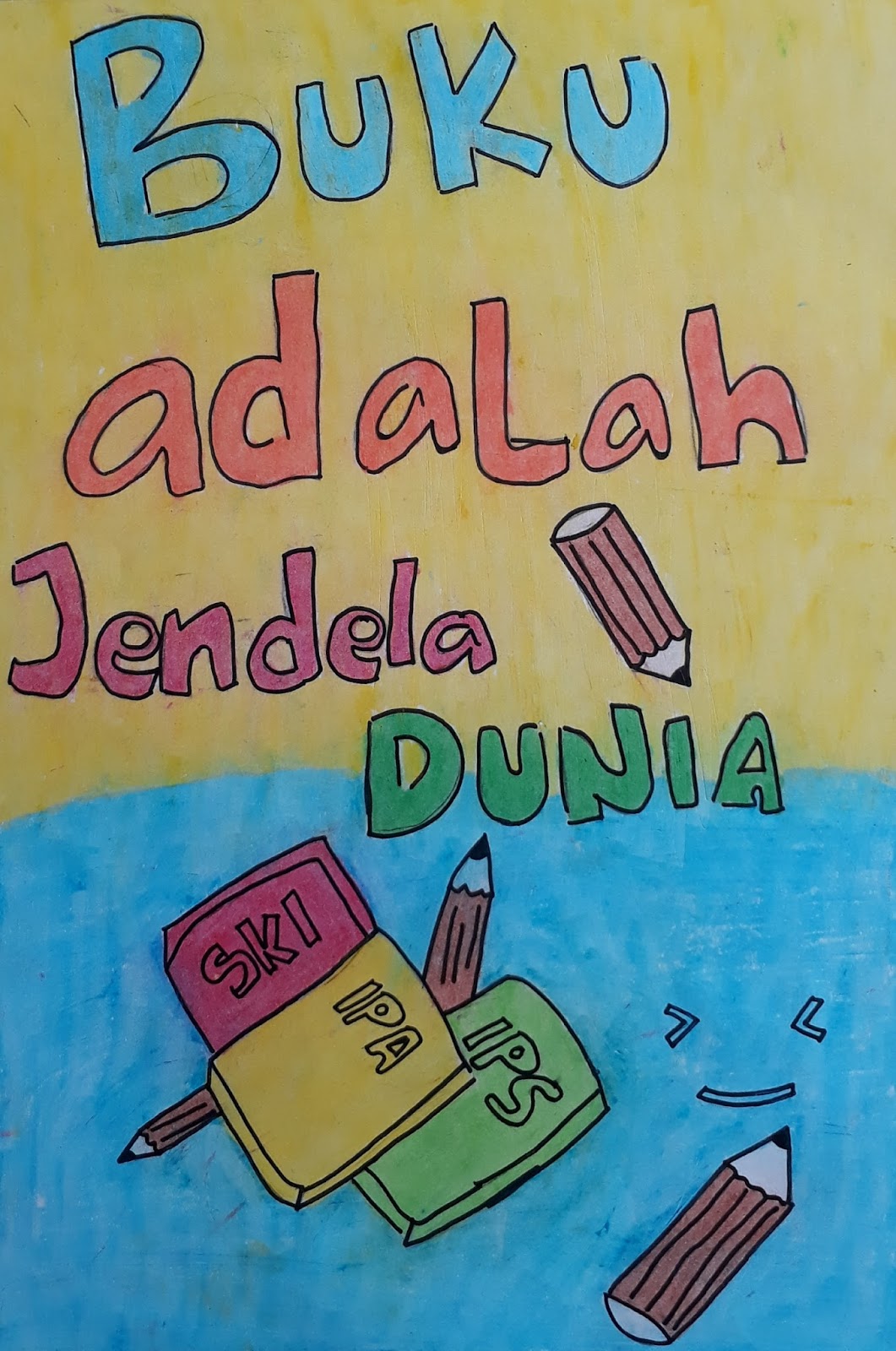 20 Contoh  Gambar  Poster  Pendidikan  untuk Anak SD dan SMP 