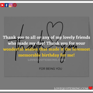 Thank you quotes for birthday wishes | Thank You Messages for Birthdays | Thank you messages for birthdays | Birthday thanks message