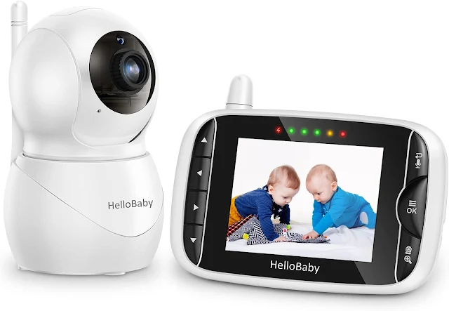 HelloBaby Monitor with Camera and Audio, Mode (HB66pro)