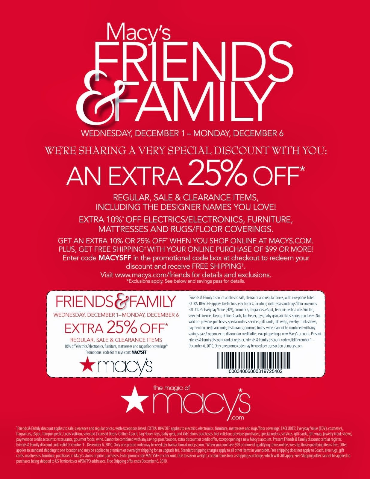 Printable Coupons: Macy's Coupons