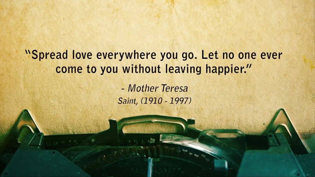 Mother Terresa Saint all the time best Quotes
