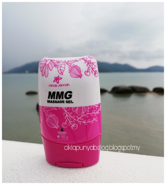 MMG MASSAGE GEL, membantu mengurangkan rasa pening dan mabuk laut.