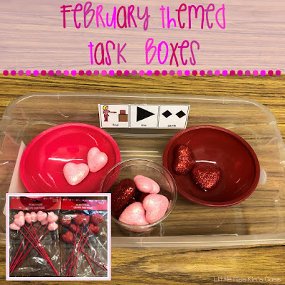 February Task Boxes Special Education