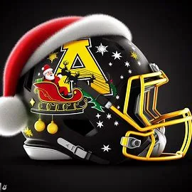 Appalachian State Mountaineers Christmas Helmets