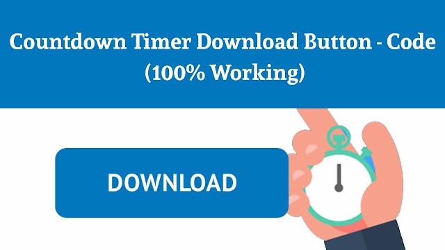 JAVA Script Countdown Timer Download Button Full working script │100% Working Java Script Code for Download Timer Button