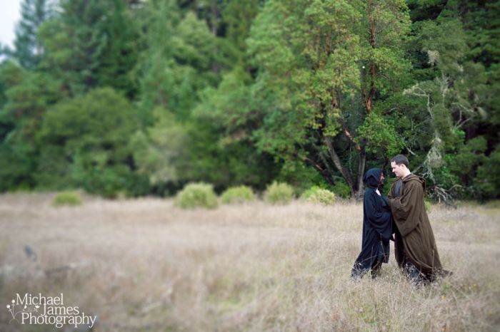 Star Wars Engagement Photo Shoot film pics