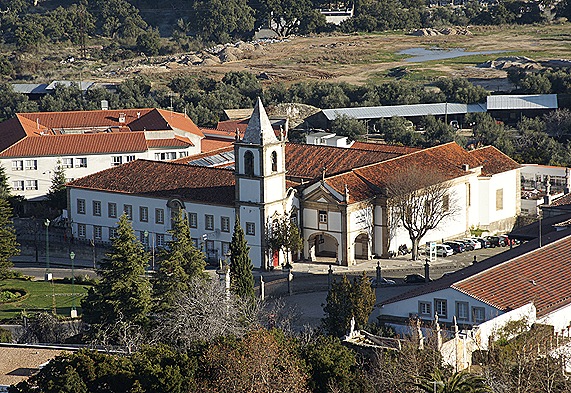 Castelo Branco -  Igreja da Graça. Sta Casa da Misericordia vista a partir da torre do Castelo 1