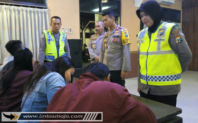 Razia di gelar Polres Mojokerto Kota