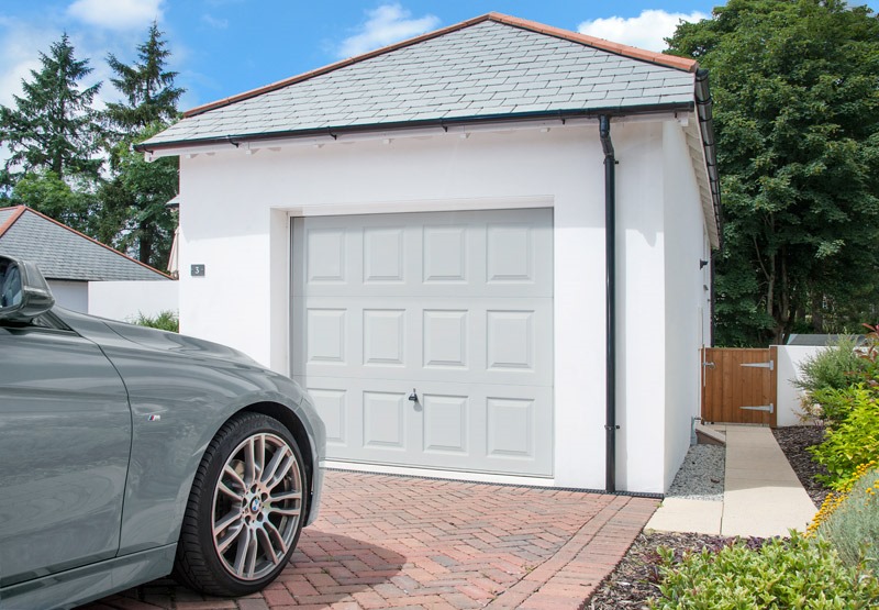 Garador Georgian Steel Up & Over Garage Door (Light Grey RAL 7035)