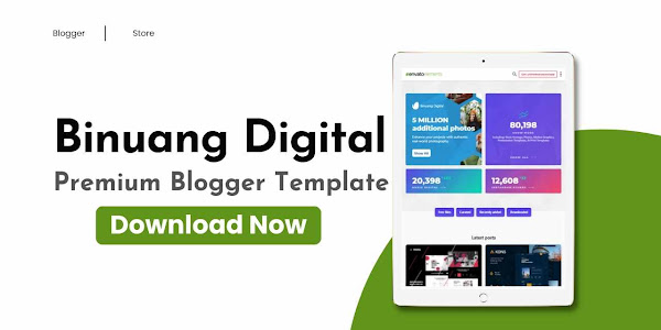 Binuang Digital Premium Blogger Template Free Download 